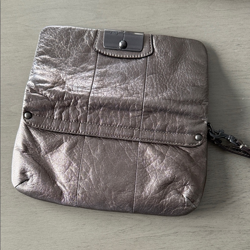 Coach Metallic Wristlet Clutch - Picture 4 of 4
